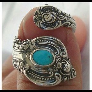 NEW 925 Silver Turquoise ring